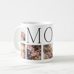 Caneca De Café MOM texto moderno e elegante Multi 7 Foto