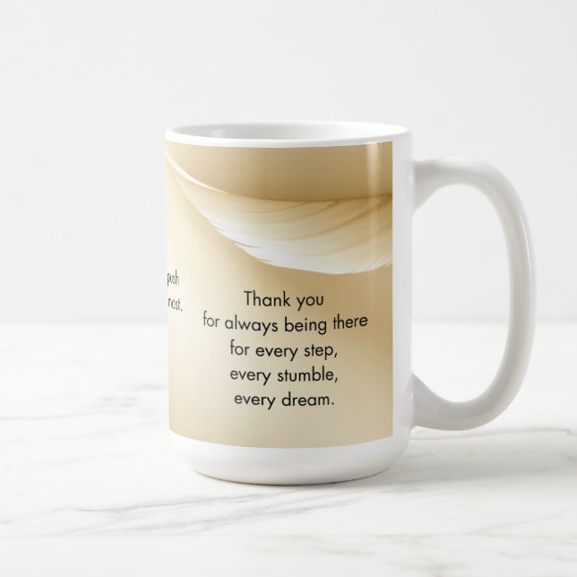Caneca De Café Mom You Held My Hand Quote Mug Gold (Direita)