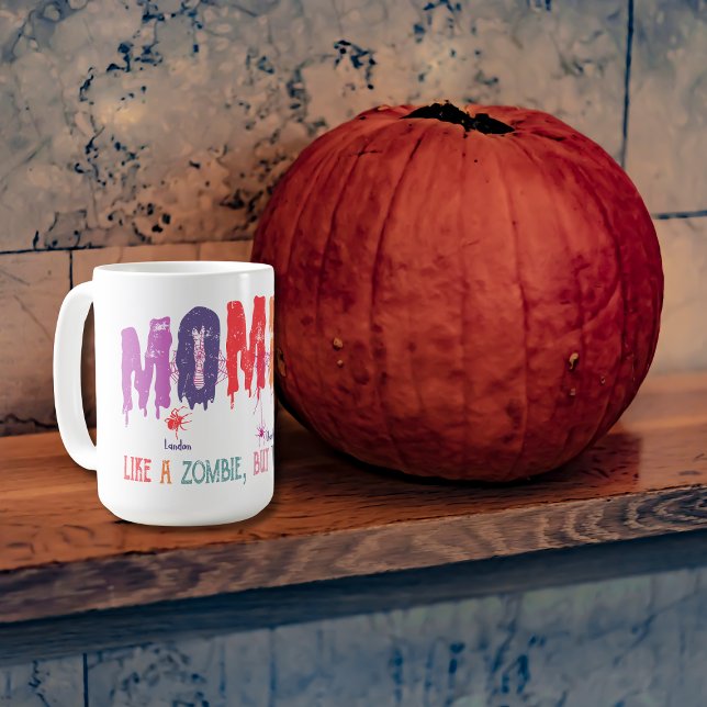 Caneca De Café Mombie Spider Kids Zombie (Mombie Coffee Mug
)
