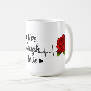 Caneca De Café Momentos alegres Cama Branca Cerâmica
