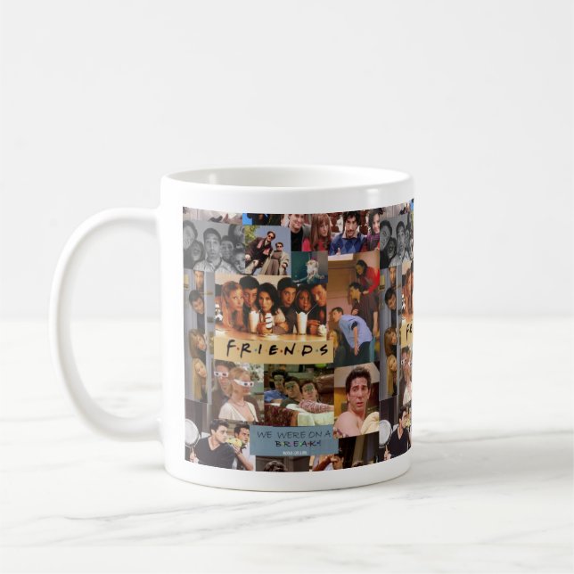 Caneca De Café Momentos Cerejados Capturados: Amigos Colidem Café (Esquerda)
