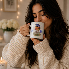 Caneca De Café Momentos de Chá Atemporais – Arte Surrealista de X
