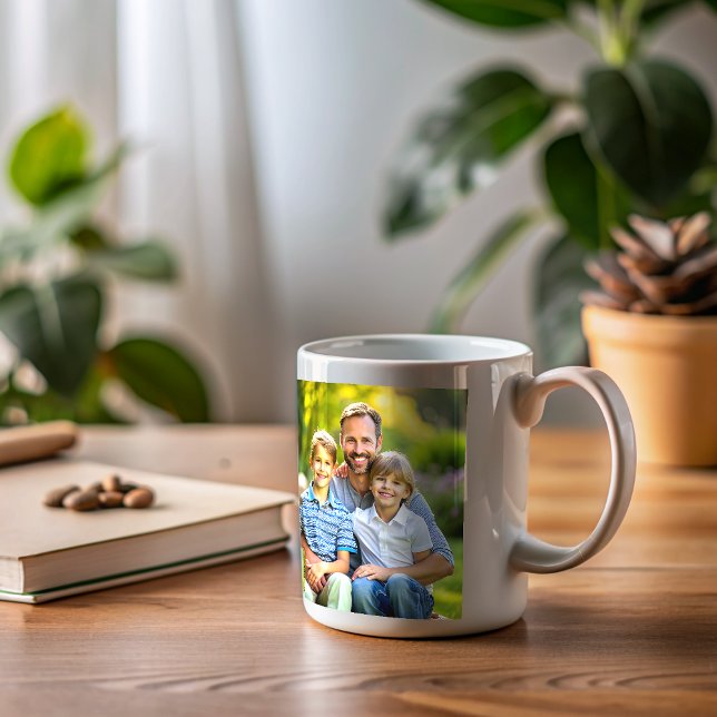 Caneca De Café Momentos de Pai acesos : Foto personalizada (Criador carregado)