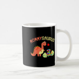 Caneca De Café Mommysaurus quebra-cabeça dinossauro dino autismo