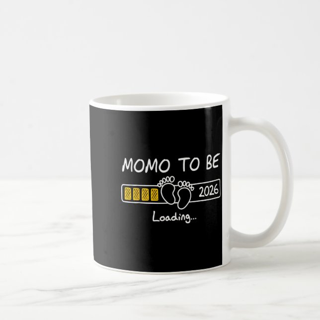 Caneca De Café Momo To Be 2026 Loading Momo Est 2026  (Direita)