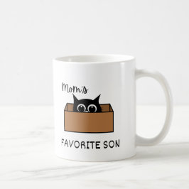 CANECA DE CAFÉ MOM'S FAVORITE SON MUG