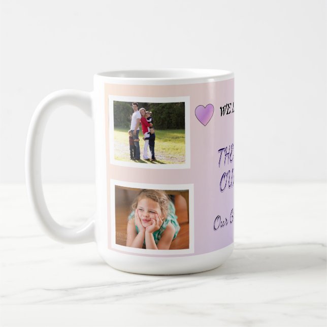 Caneca De Café Mom's Hope - Pastel 4 Photo Tribute (Esquerda)