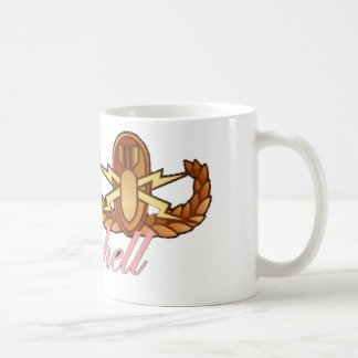 Caneca De Café momshell preto do eod