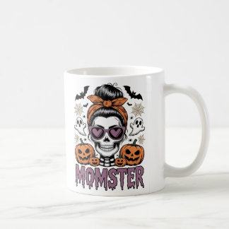 Caneca De Café Momster Halloween Mug – Funny Mom Coffee Cup 