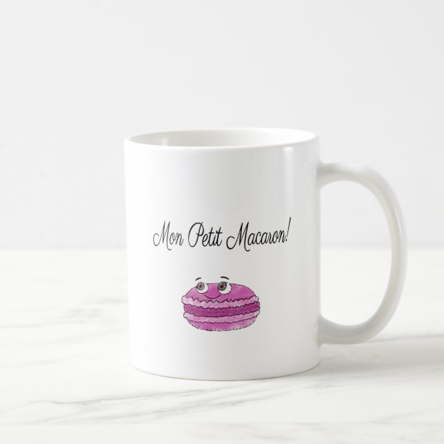 Caneca De Café Mon Petit Macaron (Direita)