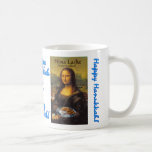 Caneca De Café Mona Latke Hanukkah Mug<br><div class="desc">Mona era conhecida como a "Rainha dos Latques." Esta caneca de Chanucá é adequada para café,  chá ou sidra.</div>