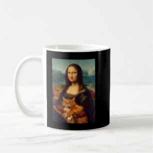 Caneca De Café Mona Lisa + Cat T-Shirt