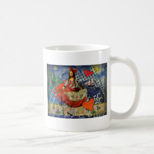 Caneca De Café Mona Lisa Diversão Zodiac Whimsical