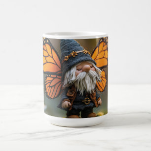 Caneca De Café Monarca Borboleta Winged Gnomo - Criatura Fantásti