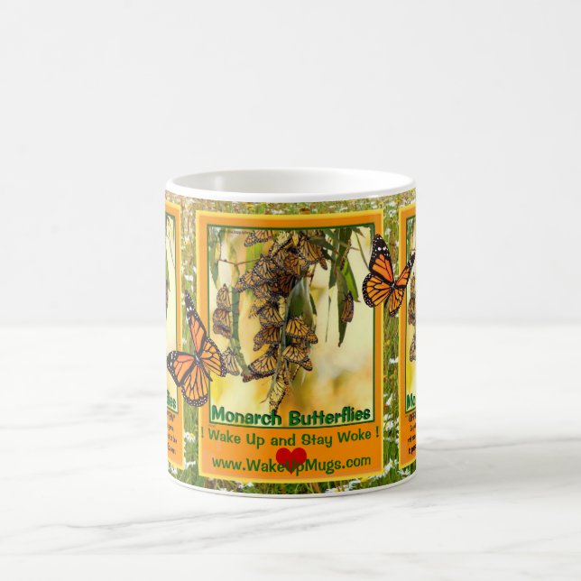 Caneca De Café Monarch Butterflies precisam ser salvos, então aqu (Centro)