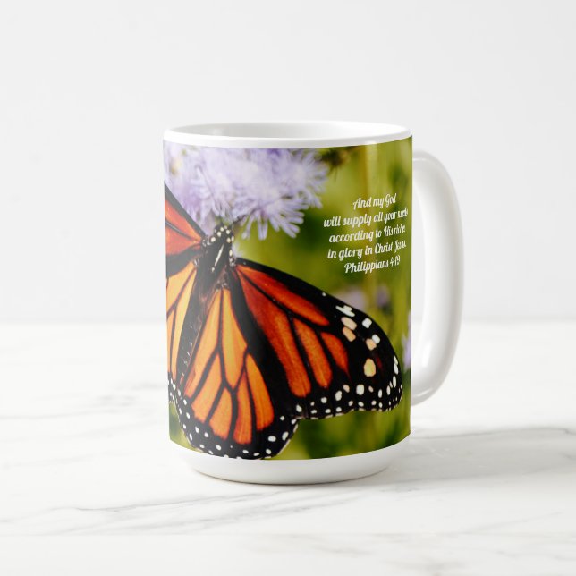 Caneca De Café Monarch Butterfly Scriptum (Frente Esquerda)