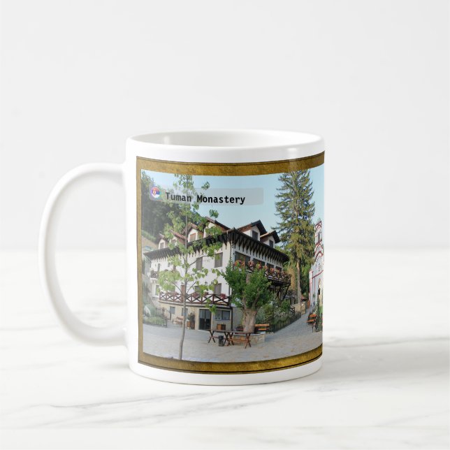 Caneca De Café MONASTÉRIOS SÉRVIOS - Mosteiro de Tuman 1 (Esquerda)