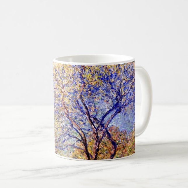 Caneca De Café Monet - Antibes vistos dos Jardins Salis (Frente Esquerda)