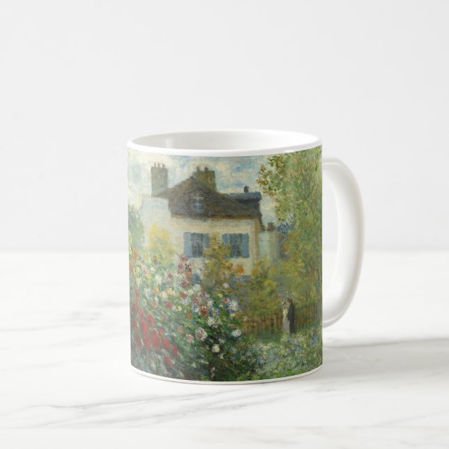 Caneca De Café Monet Artists Garden na Argentina (Frente Esquerda)