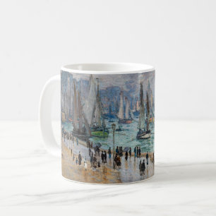 Caneca De Café Monet - Barcos de Pesca Deixando o Porto, Le Havre