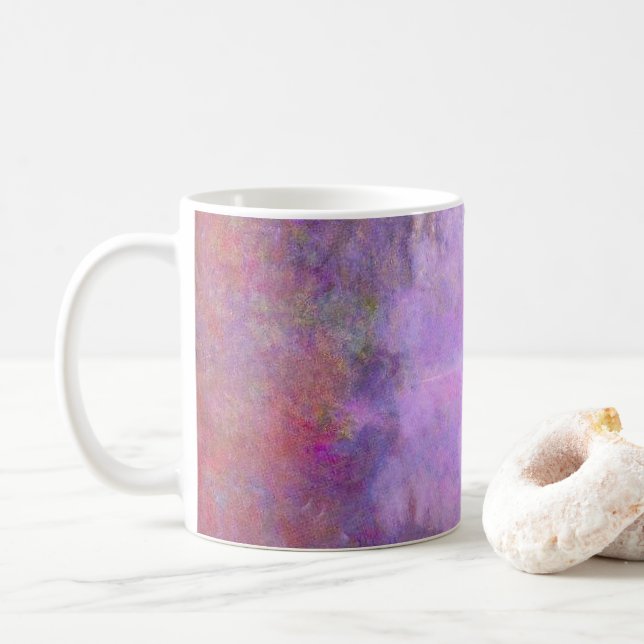 Caneca De Café Monet - Misty Morning no Sena (Com Donut)