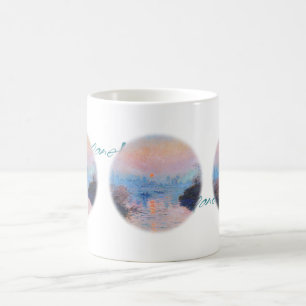 Caneca De Café Monet * por do sol