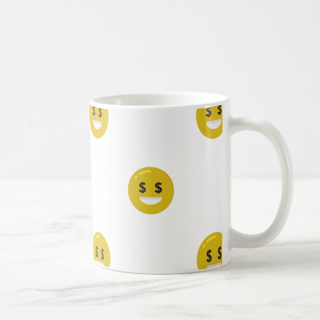 Caneca De Café money eye emoji (Direita)