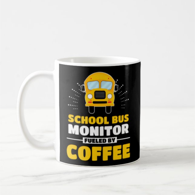 Caneca De Café Monitor de ônibus escolar (Esquerda)