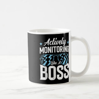 Caneca De Café Monitoramento Ativo Como Um Chefe