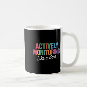 Caneca De Café Monitoramento Ativo Como Uma Equipe De Testes De E