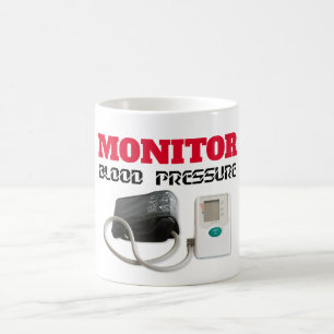 Caneca De Café Monitoramento da pressão arterial