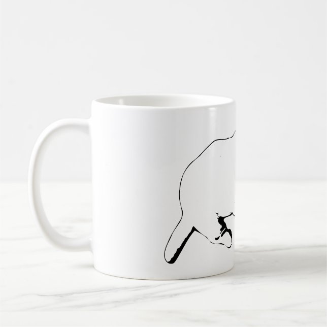 Caneca De Café Monitoramento de Encaixe - Silencioso Incluso (Esquerda)