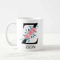 Monograma Aquarela Letra Única Personalizada Z
