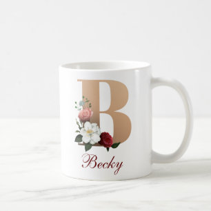 Caneca De Café Monograma B bonito