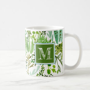 Caneca De Café Monograma  Campo I Suculento