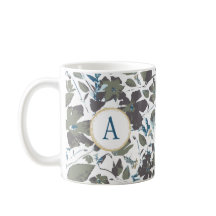 Monograma Clematis Vine Verdinho Verde Elegante Fl