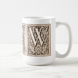Caneca De Café Monograma com quadro 'W'- Mug