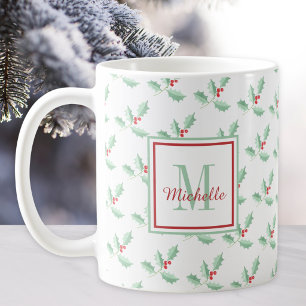 Caneca De Café Monograma de Nome Natalino Azevinho