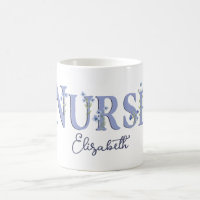 Monograma Floral Personalizado Enfermeira