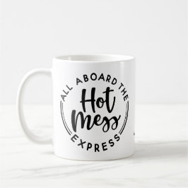 Caneca De Café Monograma Hot Mess Express Coffee Mug