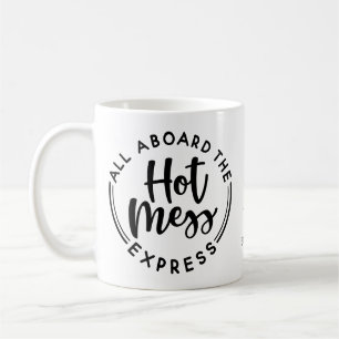 Caneca De Café Monograma Hot Mess Express Coffee Mug
