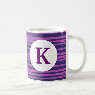 Caneca De Café Monograma - Impressão Personalizada de Banheira de