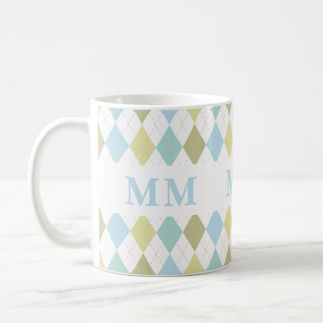 Caneca De Café Monograma inicial (Esquerda)