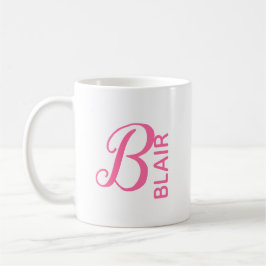 Caneca De Café Monograma Inicial