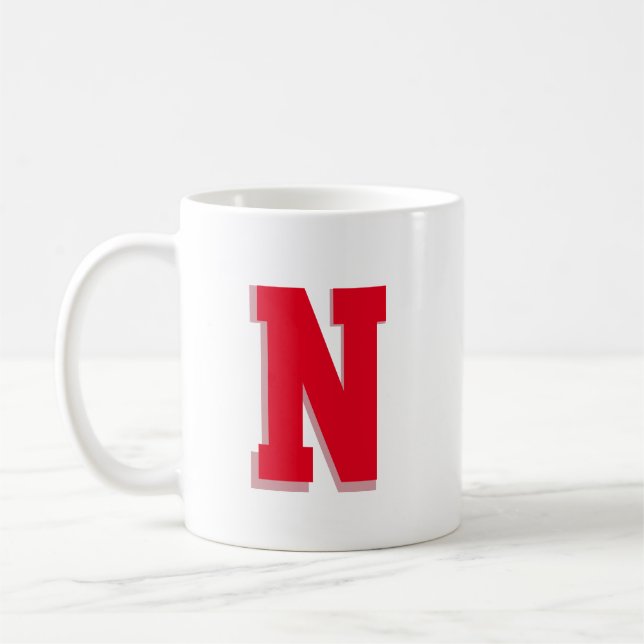 Caneca De Café Monograma Inicial (Esquerda)