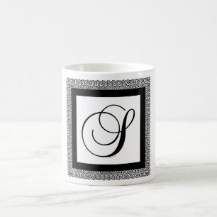 CANECA DE CAFÉ MONOGRAMA INICIAL S