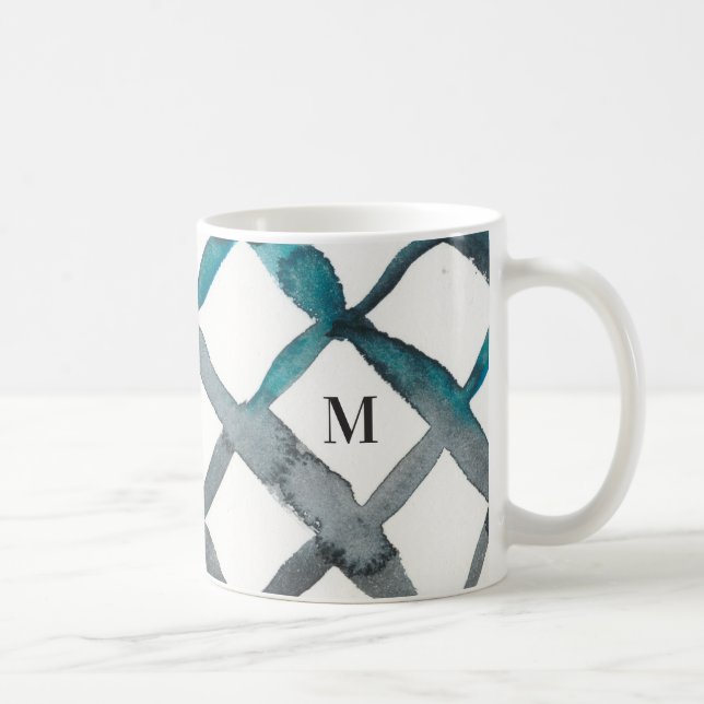 Caneca De Café Monograma | La Mer VI (Direita)