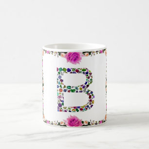 Caneca De Café Monograma - Letra inicial B