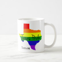 Monograma LGBTQ do Orgulho gay do Texas