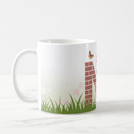 Caneca De Café Monograma M Primavera Garden Mug